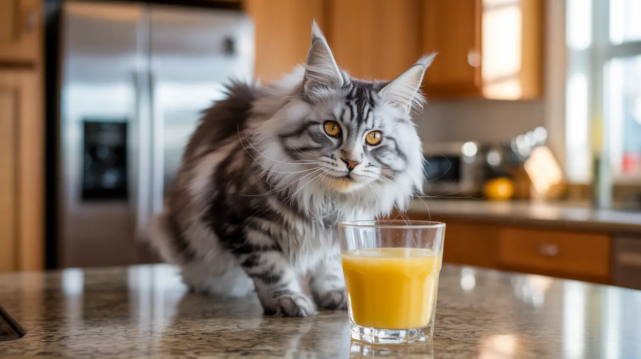 Por qué el jugo de naranja es peligroso para los gatos