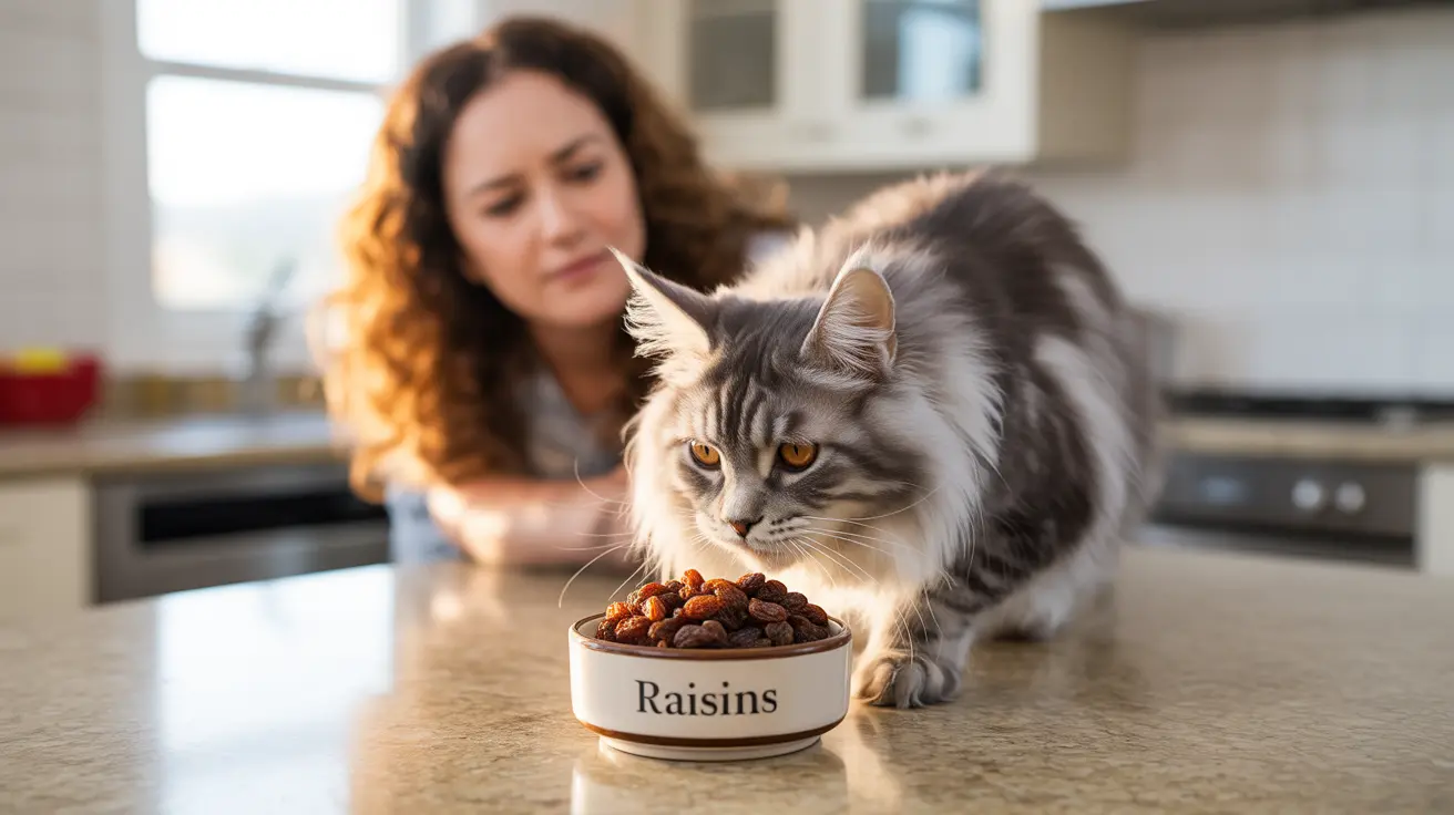 Raisin et chat : pourquoi ces fruits secs sont dangereux pour votre félin