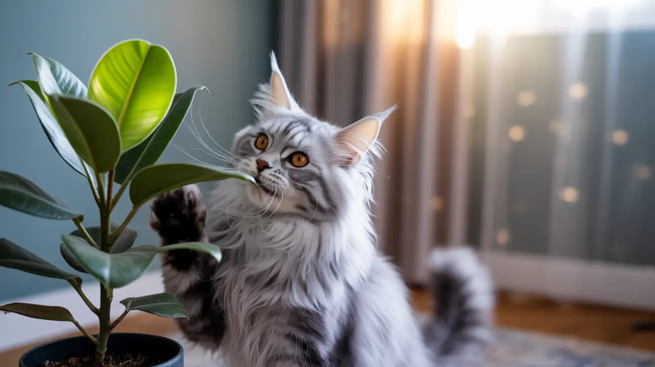 Árvore-da-borracha faz mal para gatos? Entenda os riscos e espécies seguras