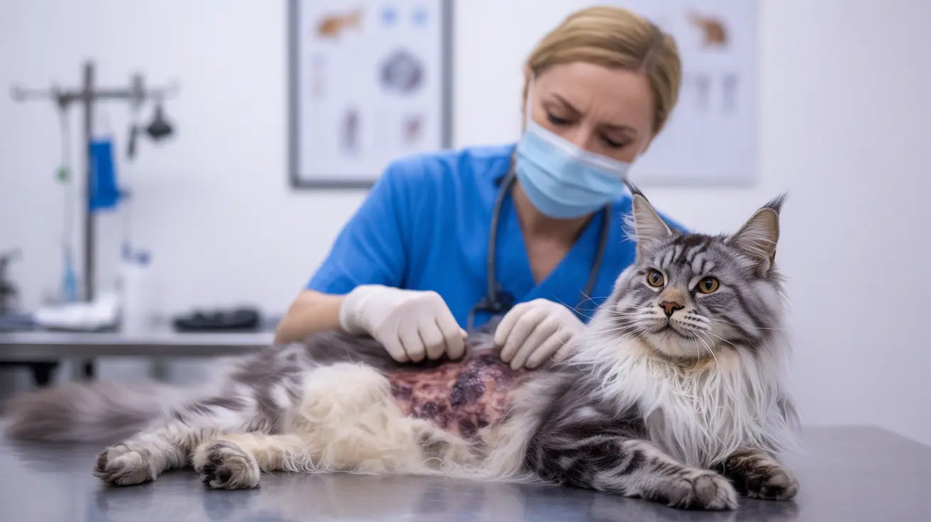¿Qué es la necrosis en gatos?