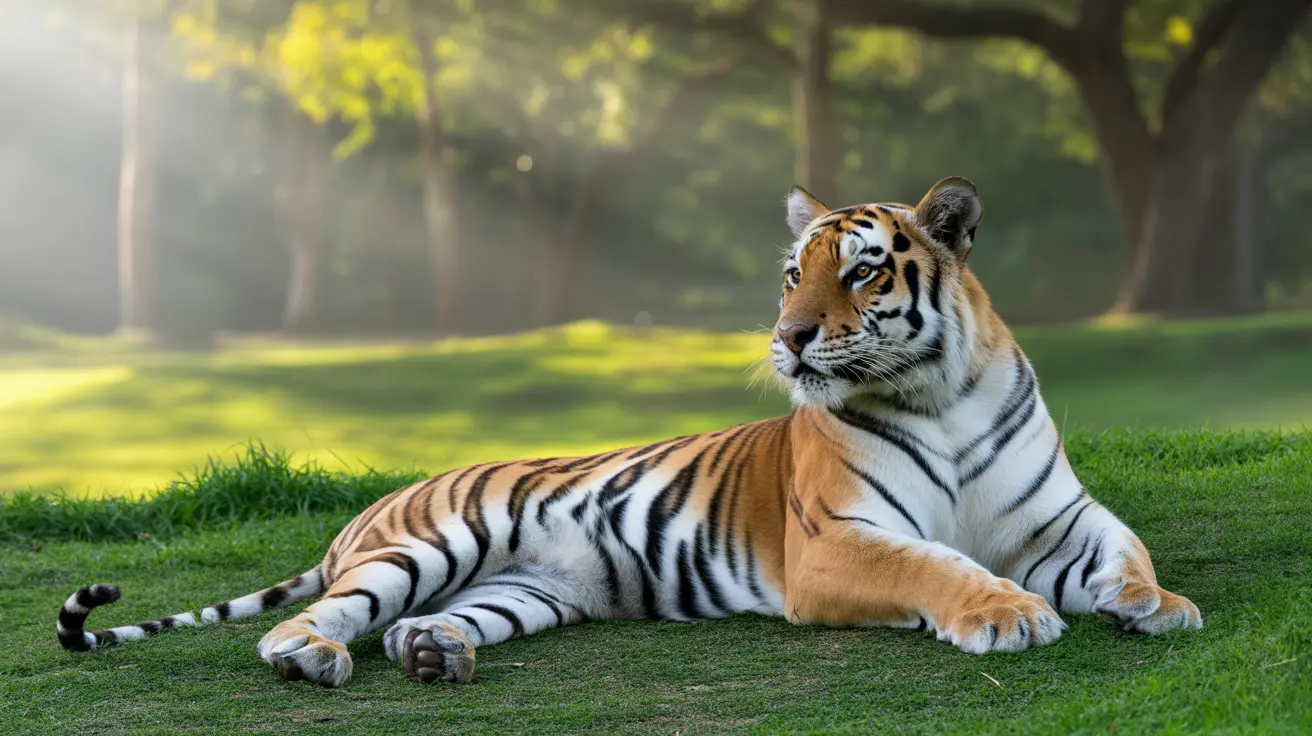 Noah's Ark Animal Sanctuary big cats living in naturalistic outdoor habitats