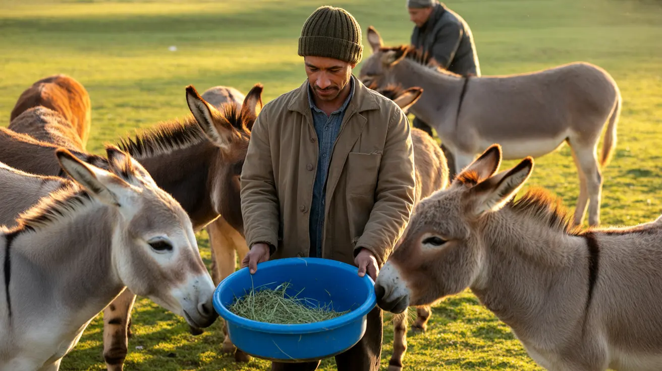 Rescued donkeys interacting peacefully with visitors at Oregon Donkey Sanctuary