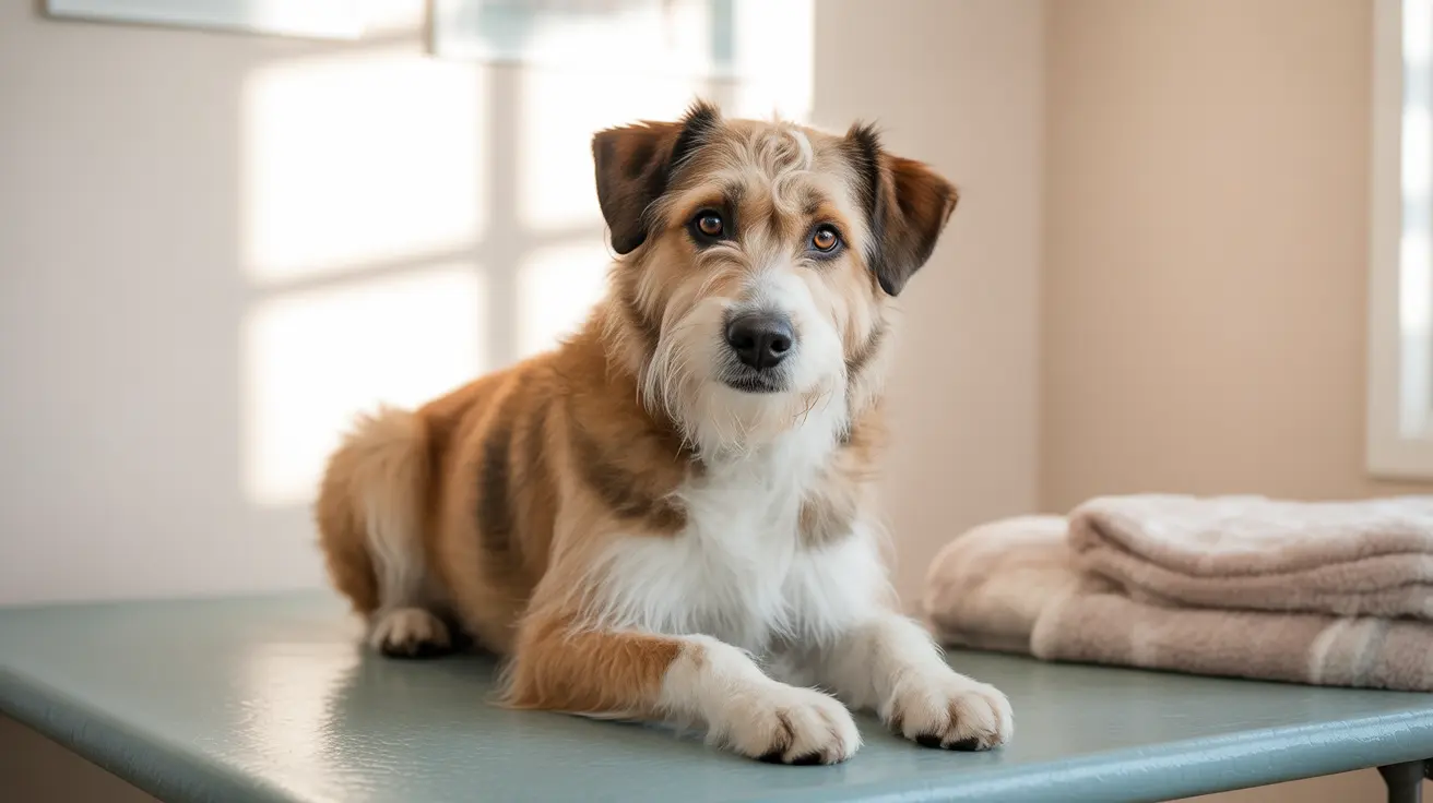 Illustration of a distressed dog symbolizing animal abuse awareness