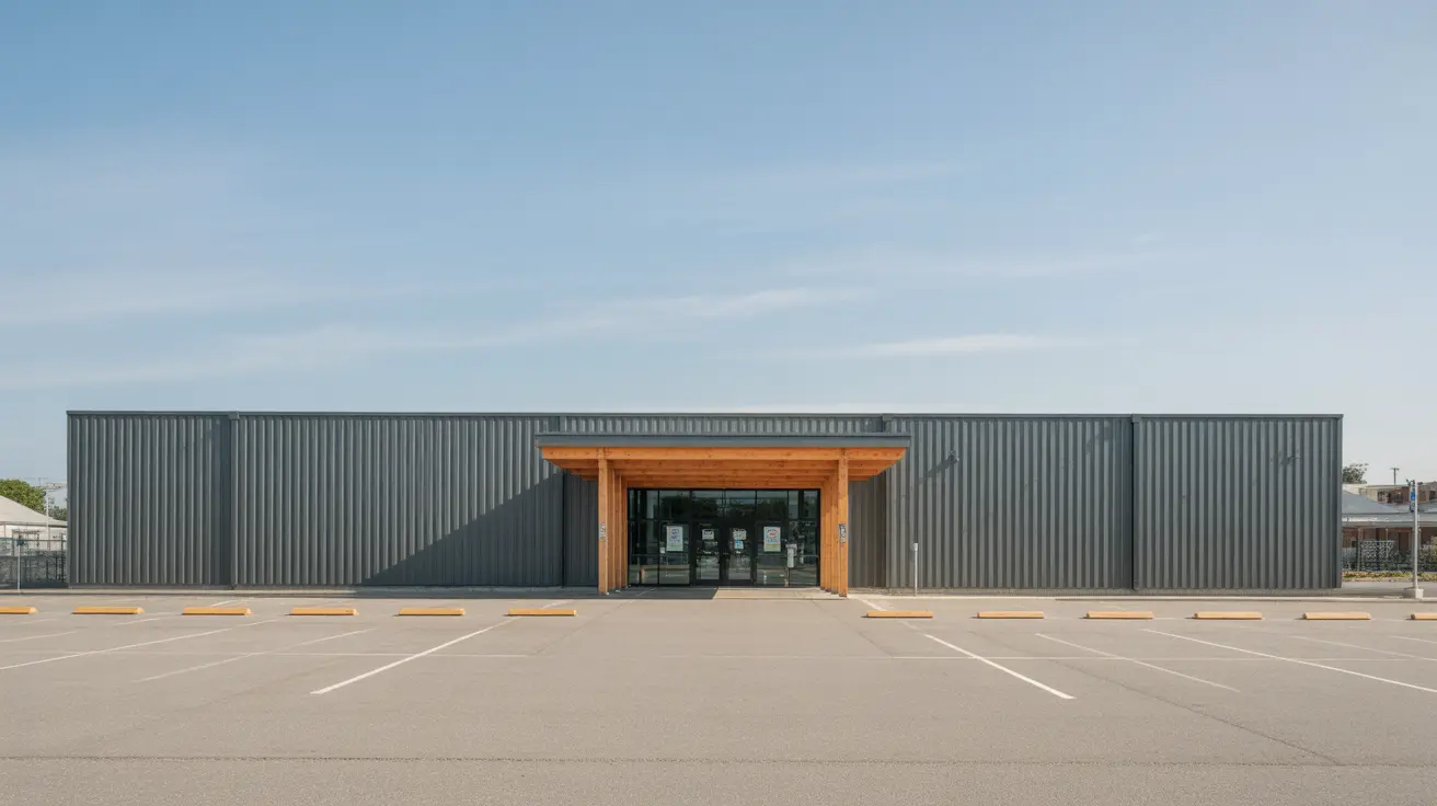 Exterior view of the newly constructed Logan County Animal Shelter building
