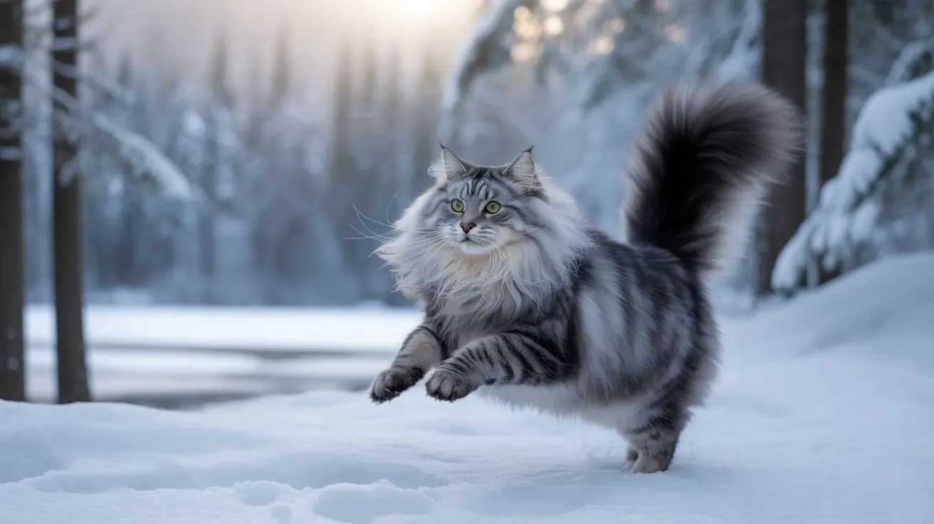 猫は雪が好き？冬の天候に対する猫の反応を理解する