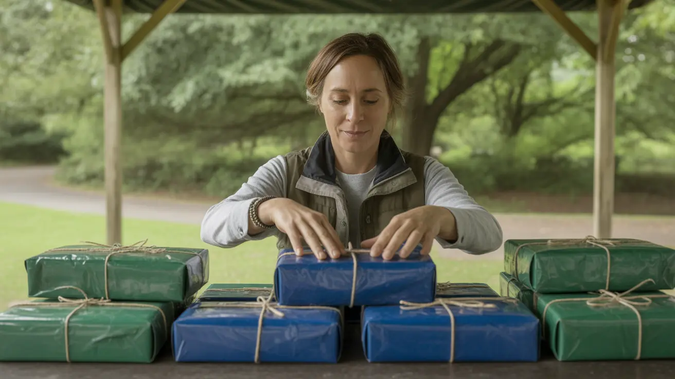 Children participating in sensory nature exploration activities at Penitentiary Glen Reservation