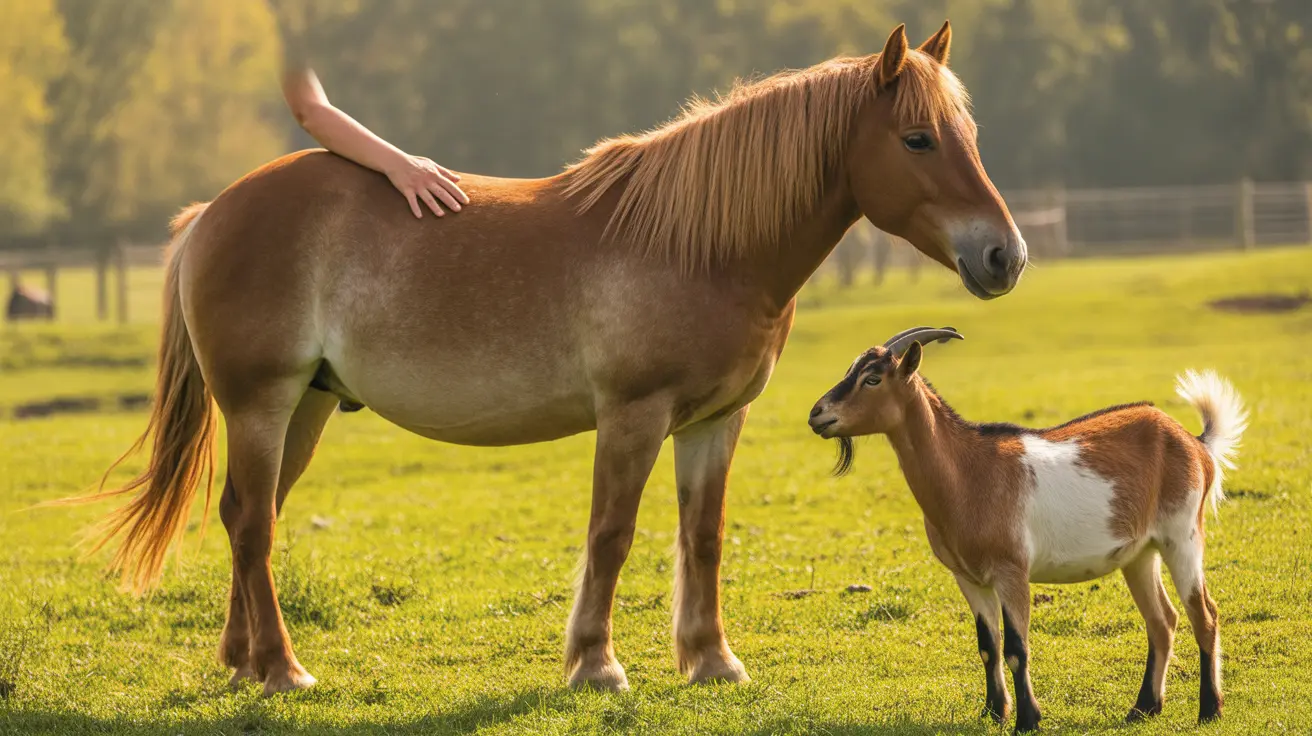 Rescued farm animals at Hope & Joy Sanctuary in Alva, Florida