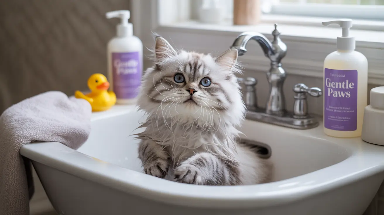 猫をお風呂に入れる最適な方法：ストレスフリーで清潔にする完全ガイド