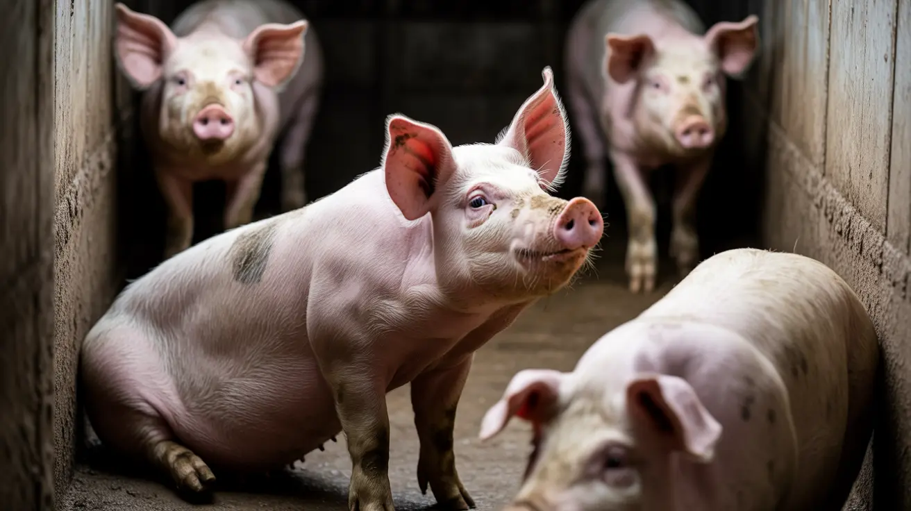 Protesters advocating against animal welfare rollbacks related to the House Farm Bill