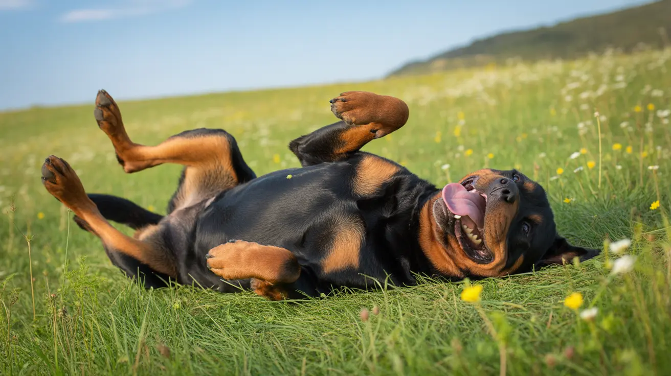 犬はなぜ草の上で転がるのか？自然な犬の行動を理解しよう