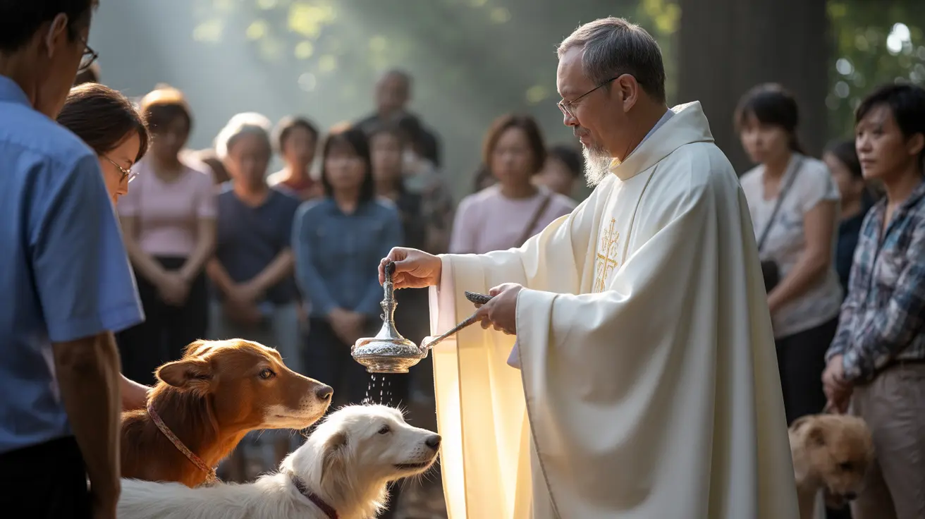 Bendición anual de animales une a la comunidad en la Iglesia del Sagrado Corazón