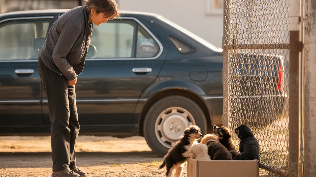 Abandoned puppies found at a closed animal shelter in Gaston County, North Carolina