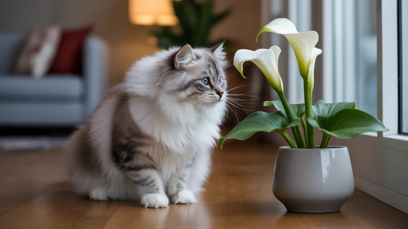 Lírio Cala faz mal para gatos? Saiba os riscos e sintomas