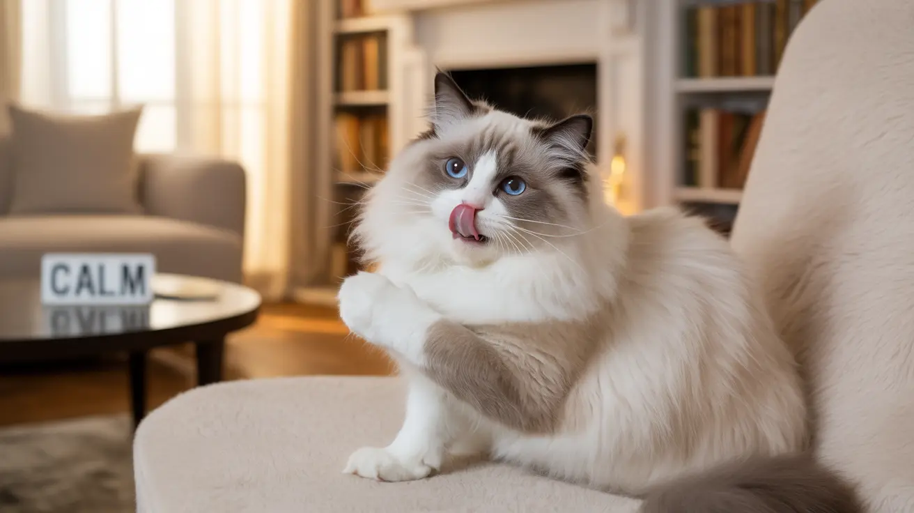 ¿Por qué mi gato se lame mucho y tiene calvas?