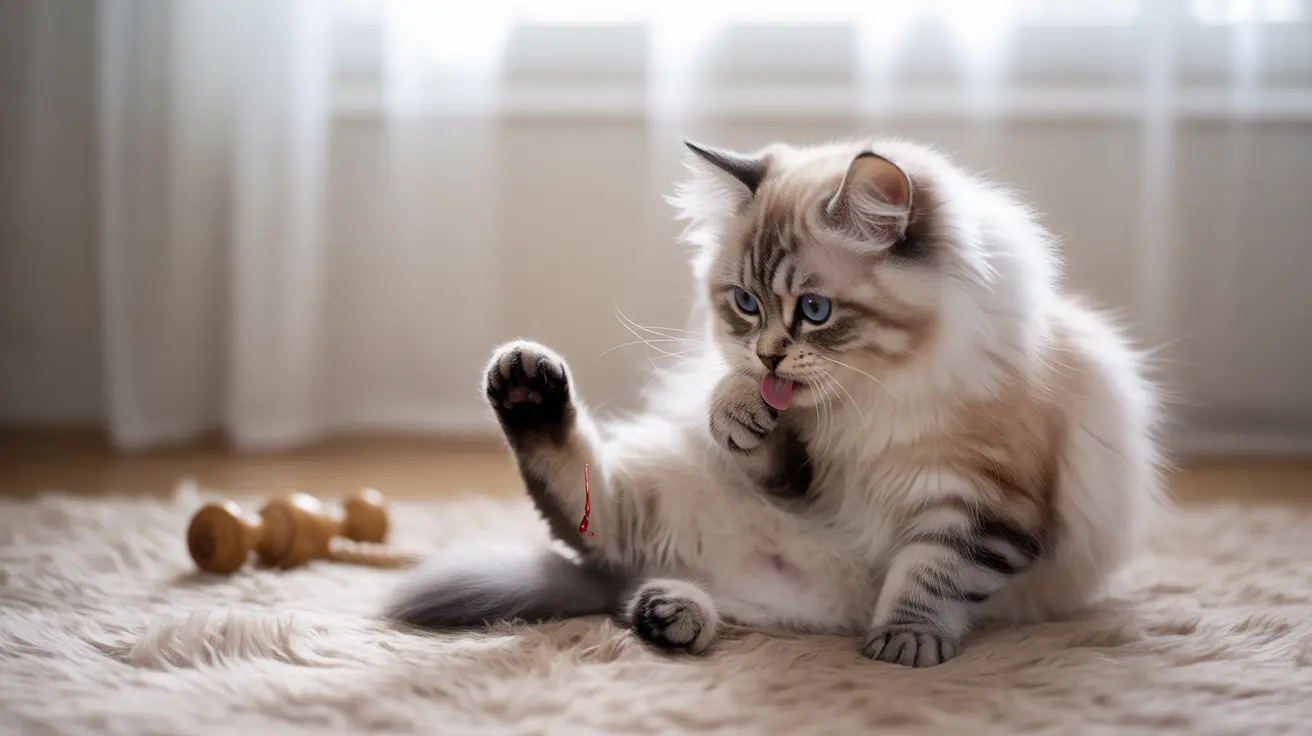 Mon chat saigne de l’anus : causes, symptômes et traitements