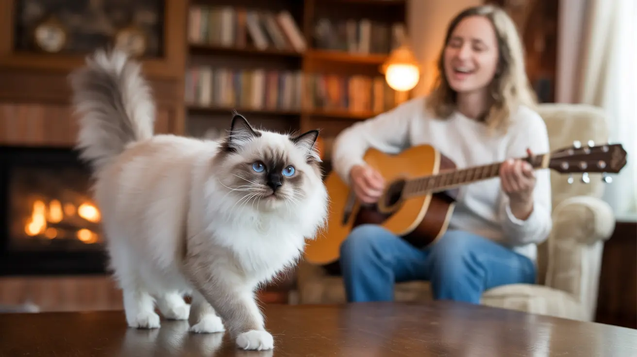 ¿Por qué mi gato viene cuando canto?