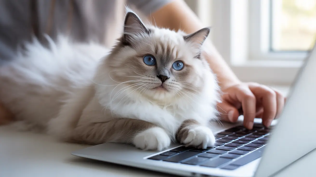 La science derrière les habitudes de votre chat lorsqu'il s'installe sur vos affaires