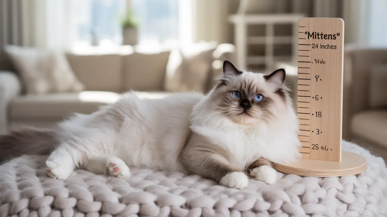 ラグドール猫の成長グラフとサイズ完全ガイド：大きさ・成長過程のすべて