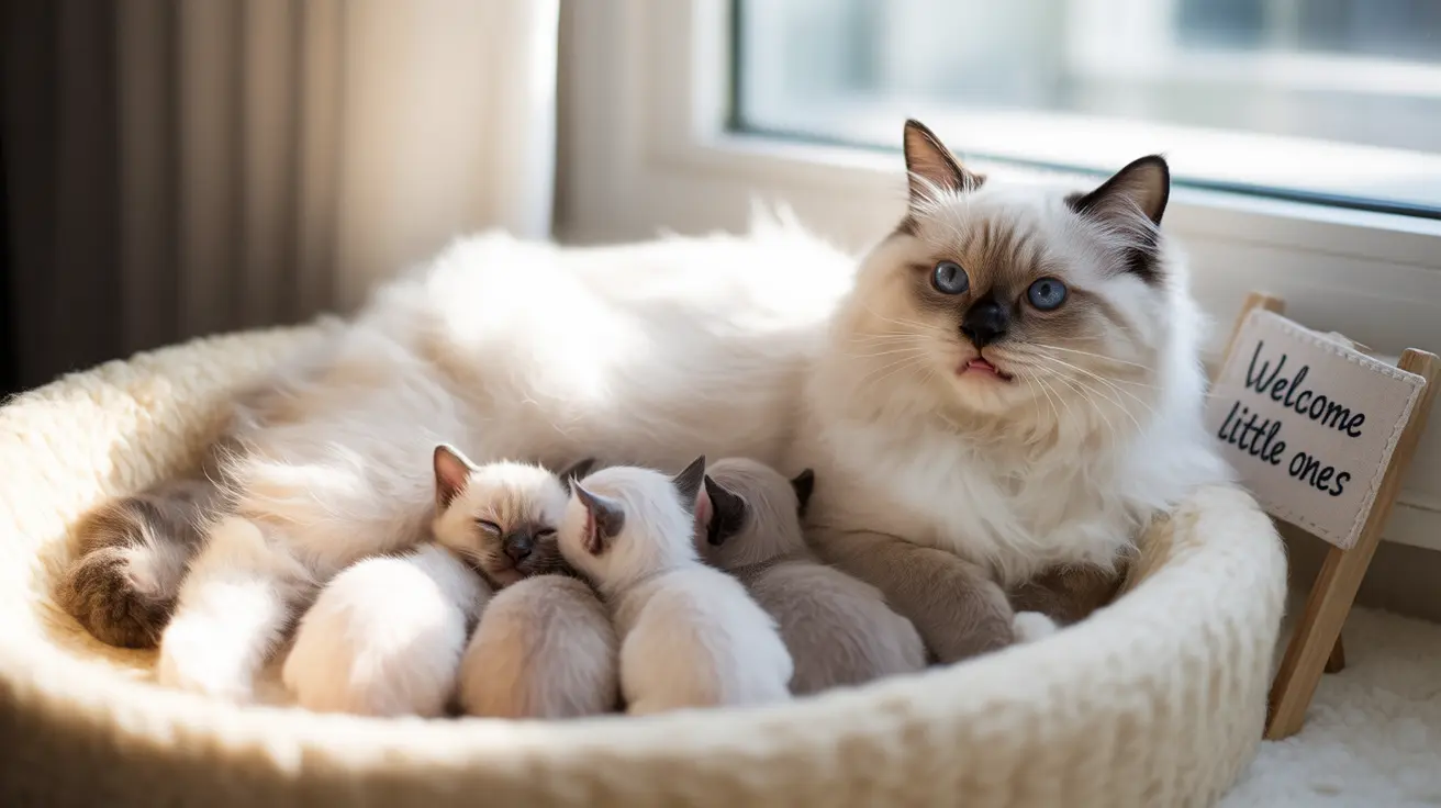 ¿Por qué mi gata jadea después del parto?