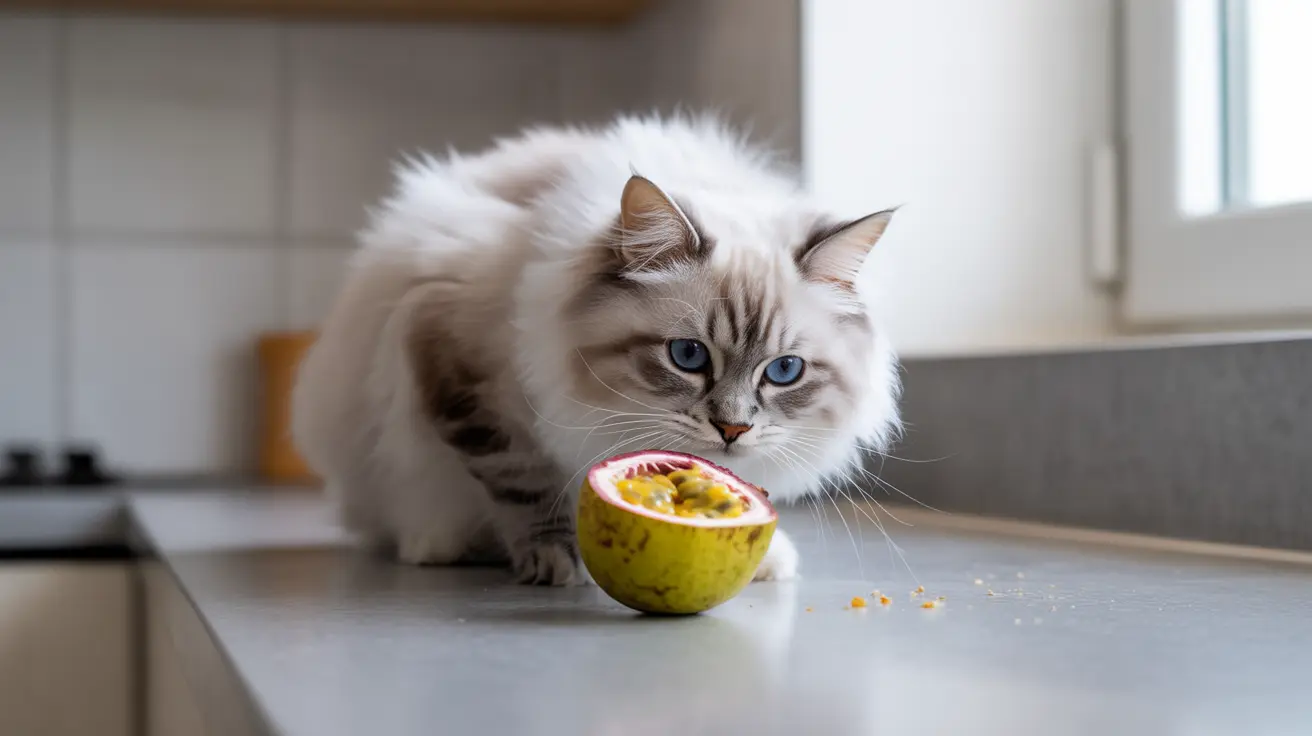 Les dangers du fruit de la passion pour les chats