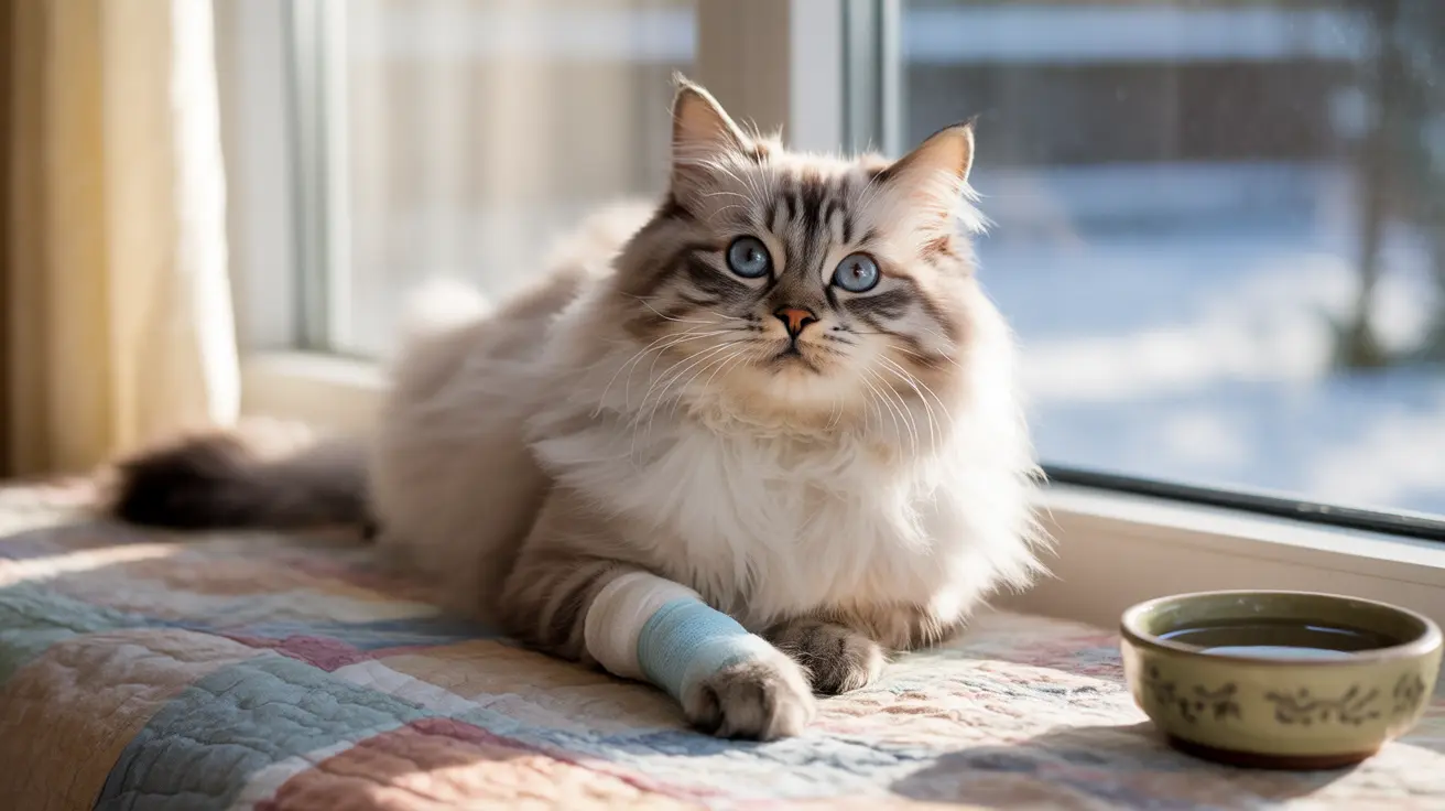 Quand faut-il bander la patte d’un chat et quand consulter en urgence ?