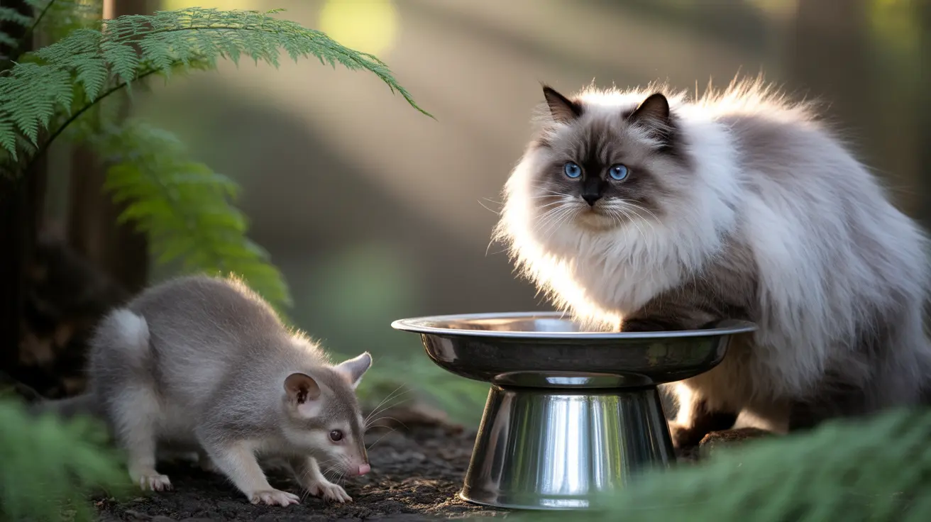 Gambás gostam de ração de gato? Guia de especialistas para evitar que roubem a comida do seu pet