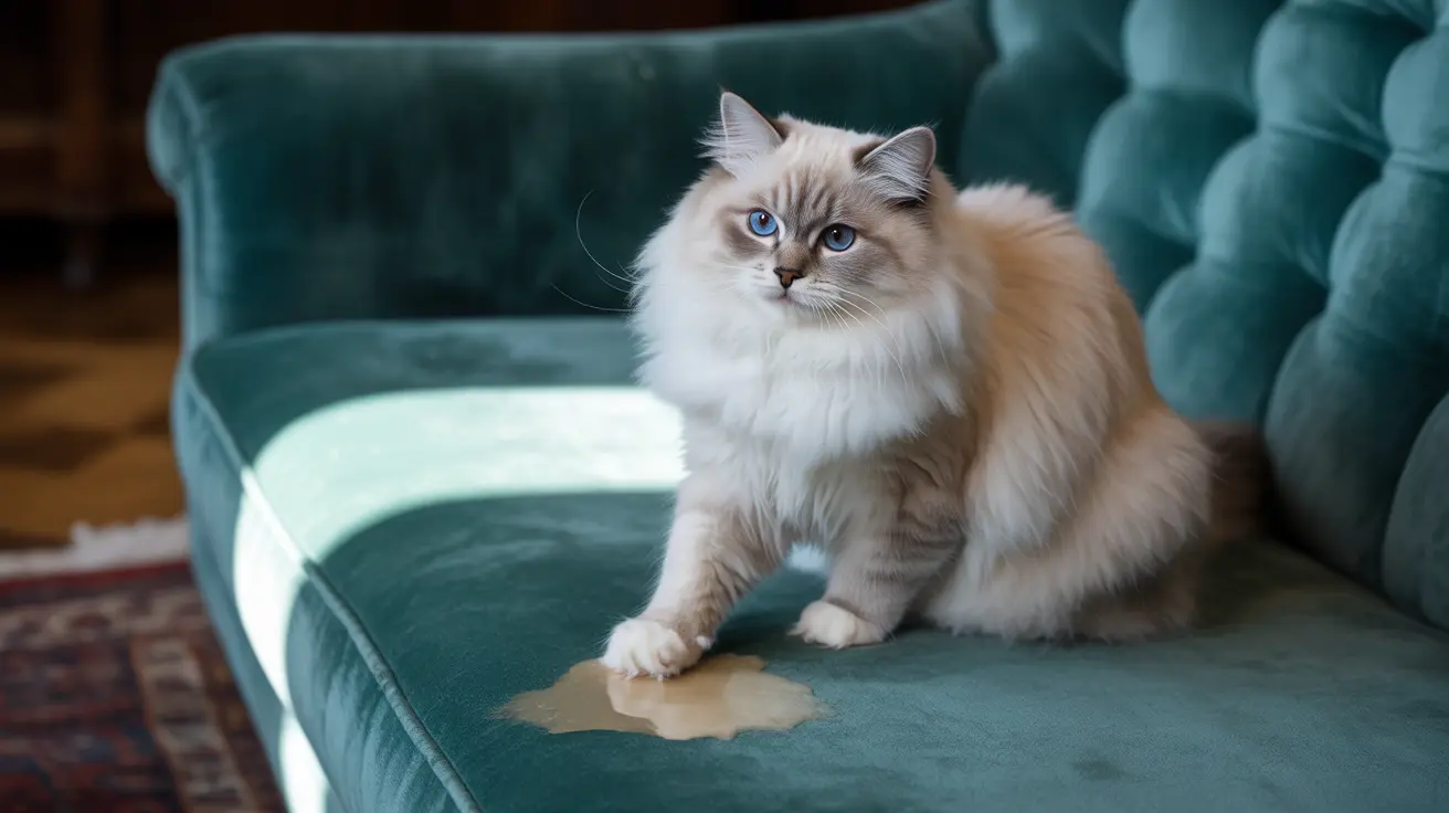 Causas y soluciones para gatos que orinan en muebles