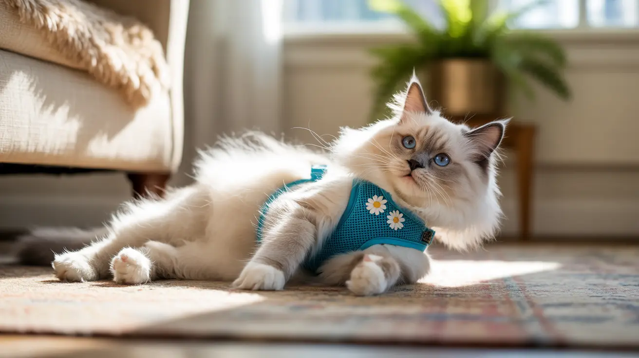 Por que os gatos caem quando usam um arnês? Entendendo o comportamento felino