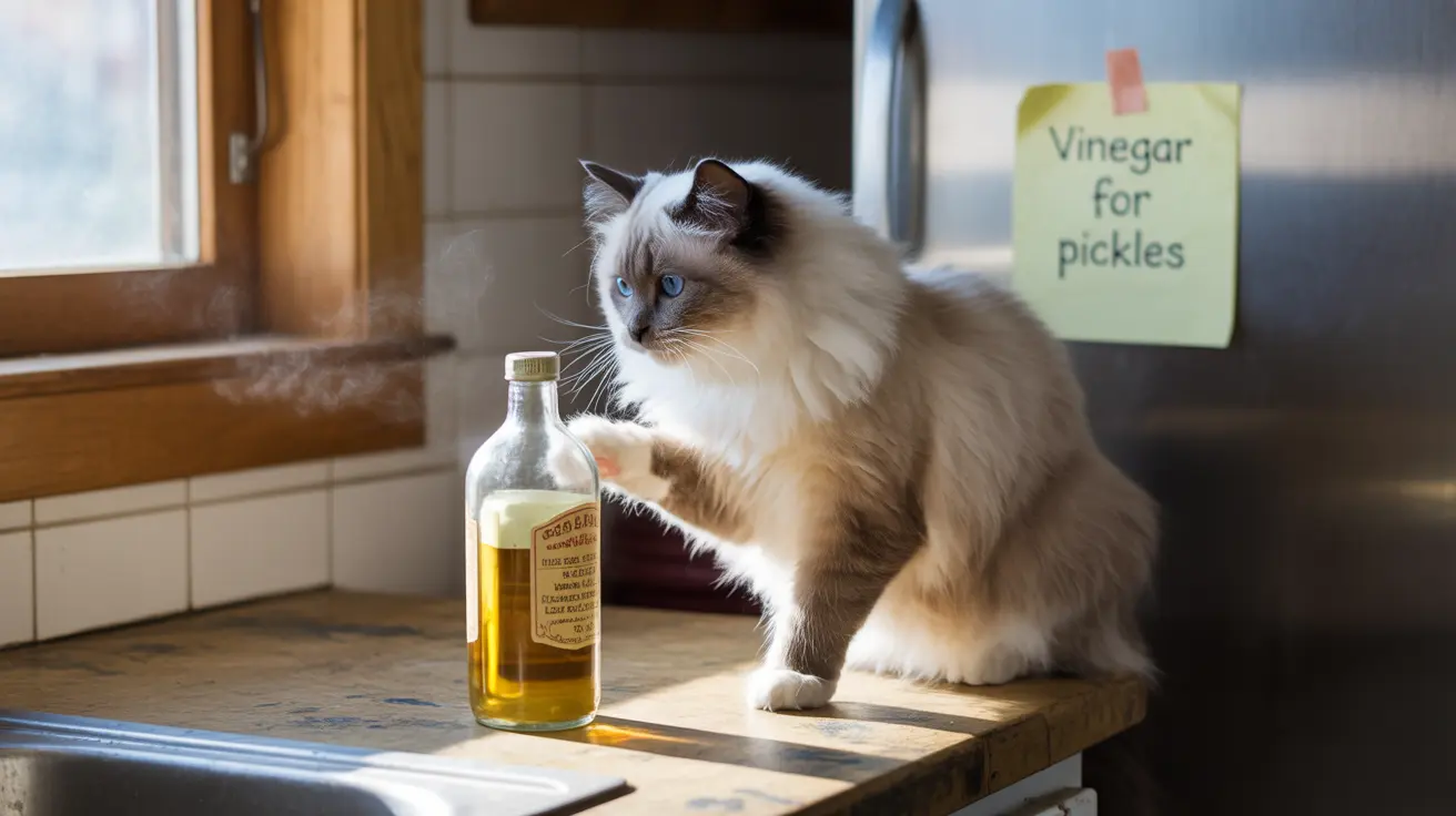 酢は猫に害がある？ペットオーナーのための完全安全ガイド