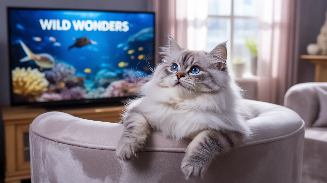 猫はテレビを見るのが好き？科学的に解明する猫とテレビの関係