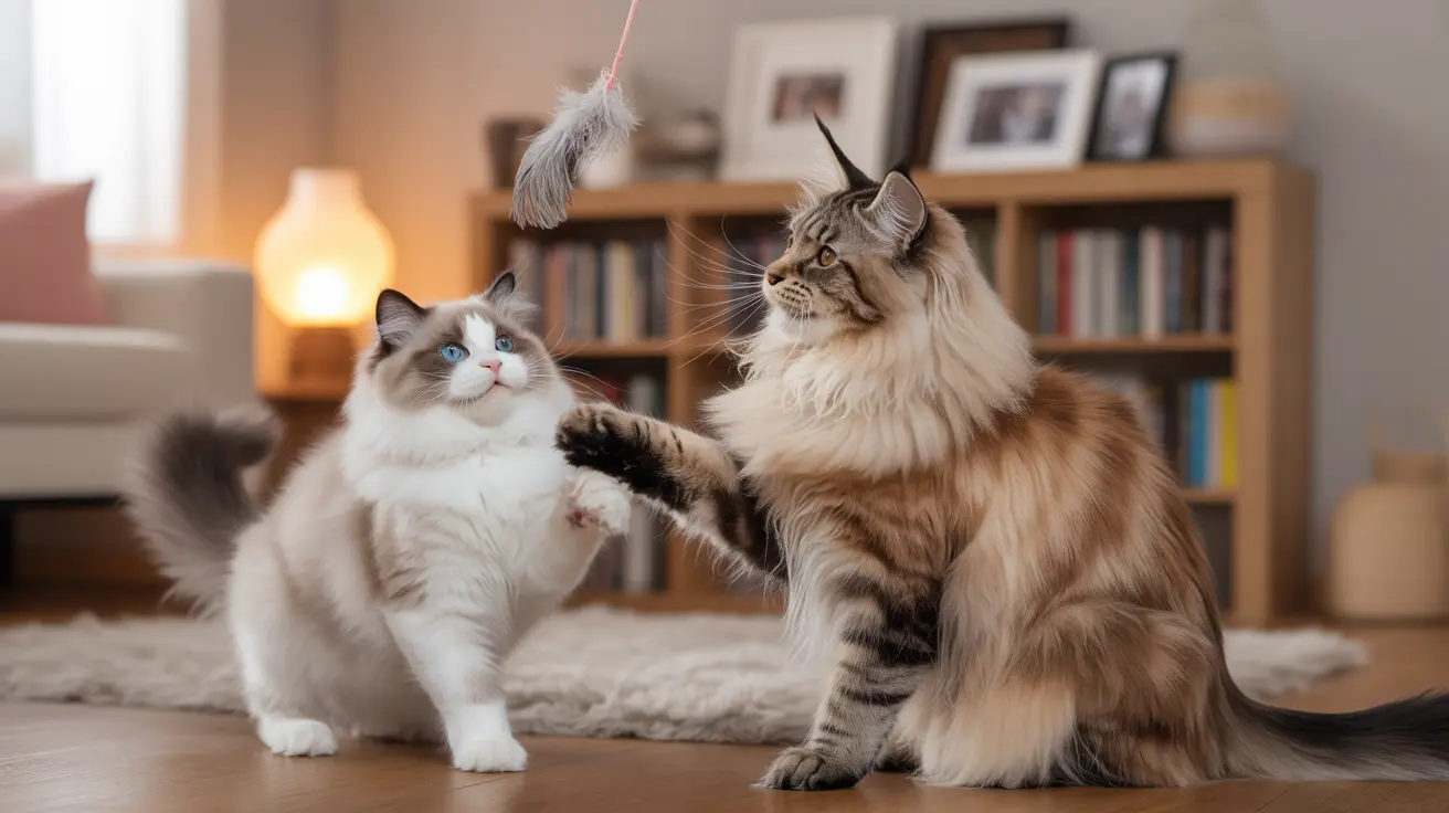 ¿Los gatos Ragdoll se llevan bien con otros gatos?