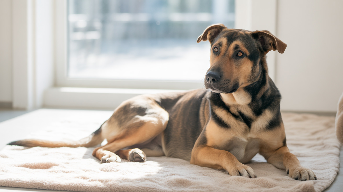Rescued dogs being cared for after a dogfighting rescue operation
