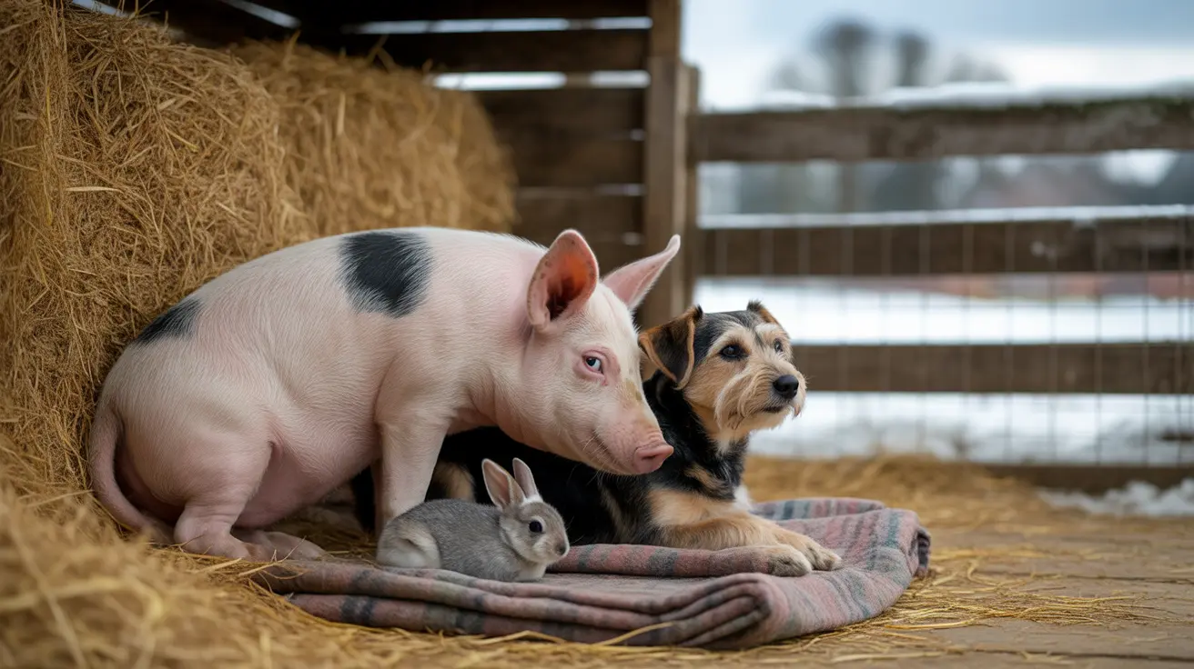 Authorities seizing animals from a rural property in Granville, New York