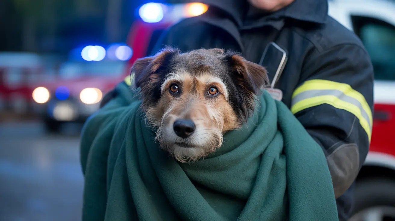 Pets safe in a home emergency preparedness kit with essential supplies