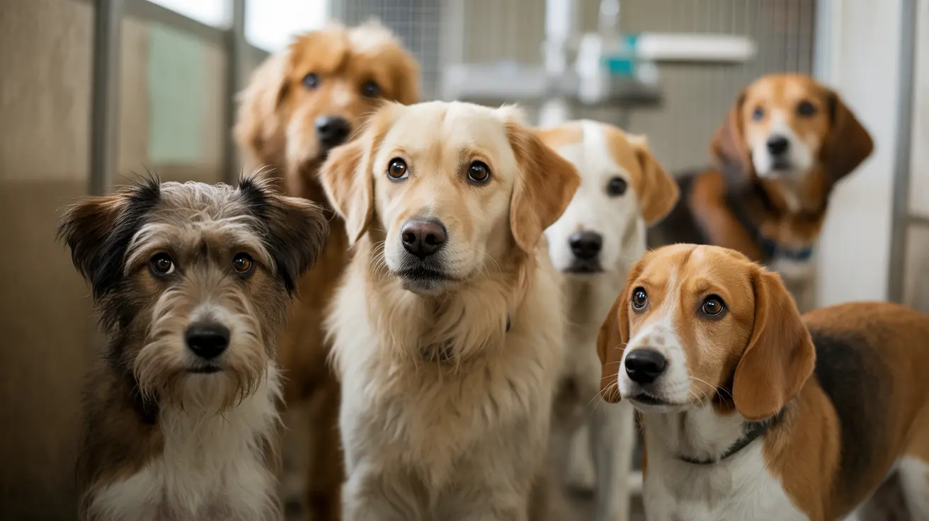 Rescued animals in a shelter after Flint Township hoarding case
