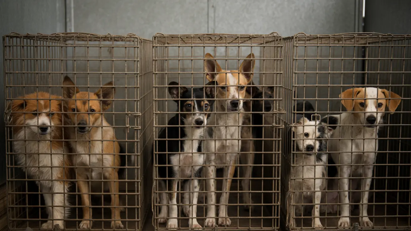 Over 40 Dogs Rescued from Volusia County Animal Hoarding Show Severe Signs of Malnourishment