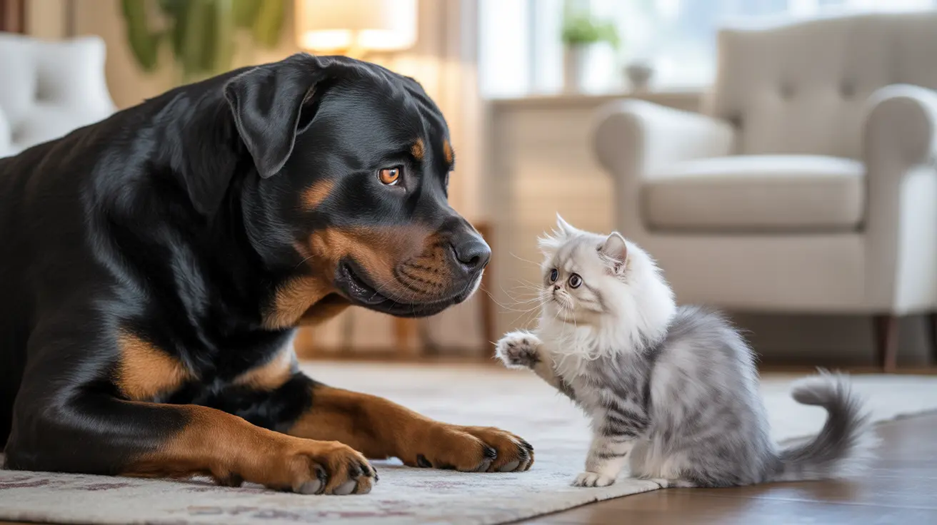 Can Rottweilers Live With Cats? A Complete Guide to Successful Integration