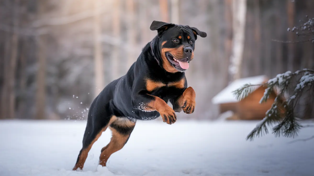 Adaptaciones Naturales del Rottweiler al Clima Frío