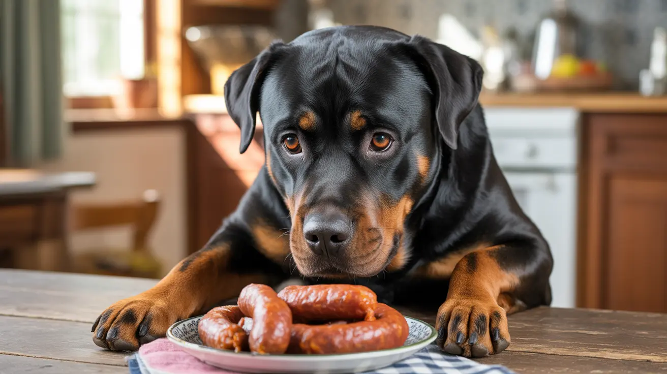 Los peligros de dar chorizo a los perros