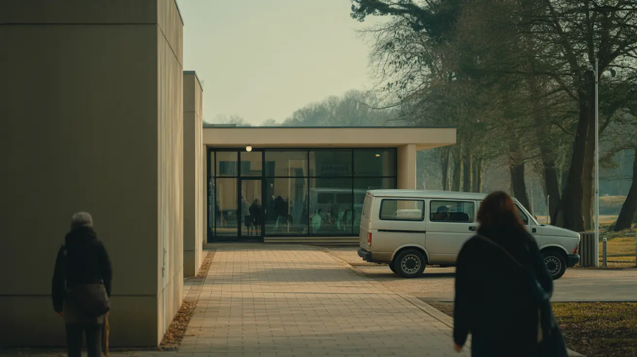 Animal care shelter facility with dogs and cats awaiting adoption