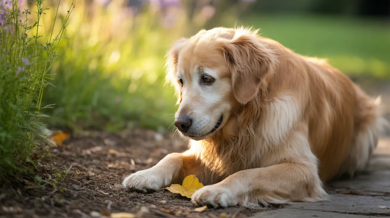 Razones por las que mi perro mayor come tierra