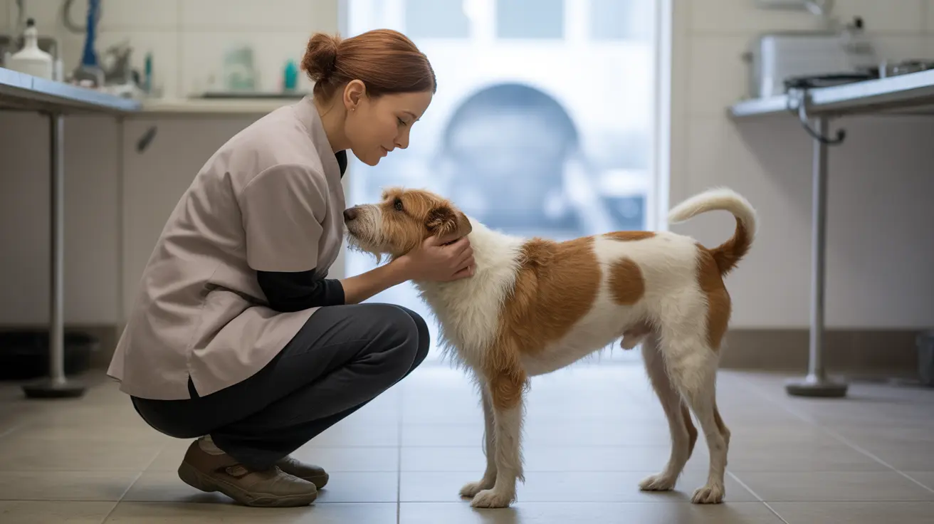 Group of rescued animals receiving care from animal charity volunteers