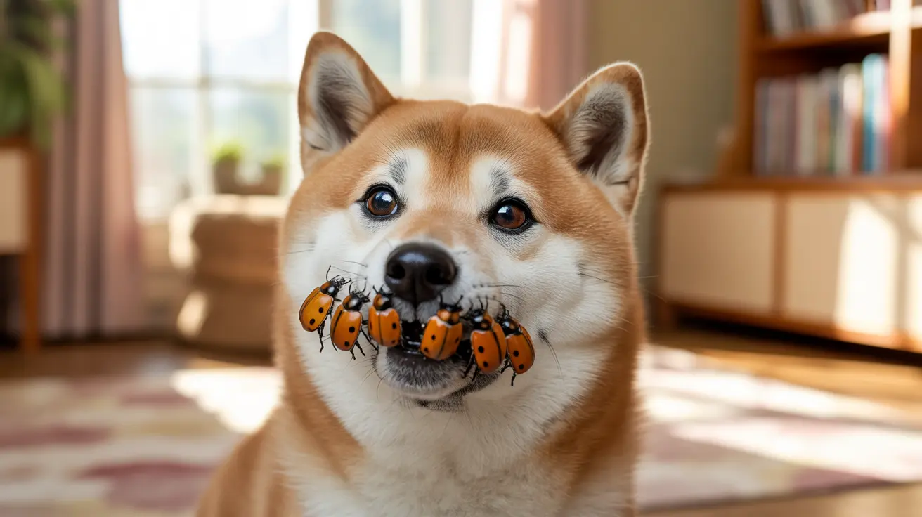 Mariquitas asiáticas en la boca de los perros: síntomas, riesgos y guía de tratamiento