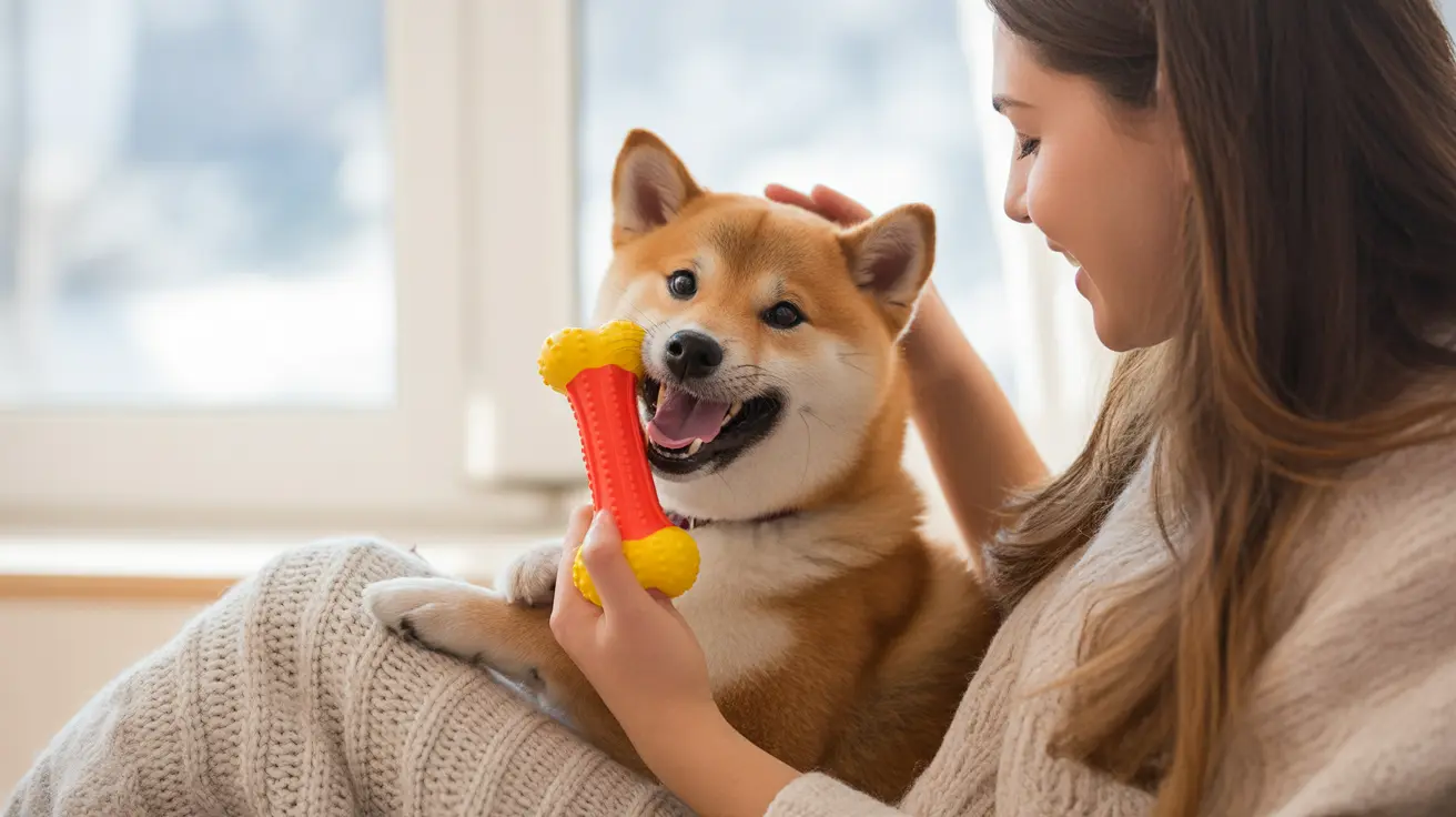 ¿Por qué mi perro muerde sus juguetes encima de mí?