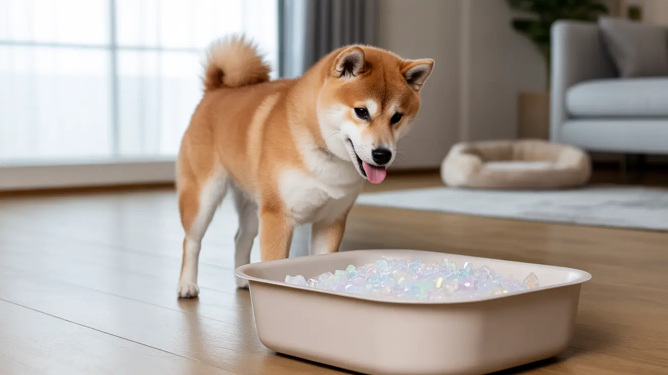 Chien a mangé litière cristal : dangers, symptômes et que faire