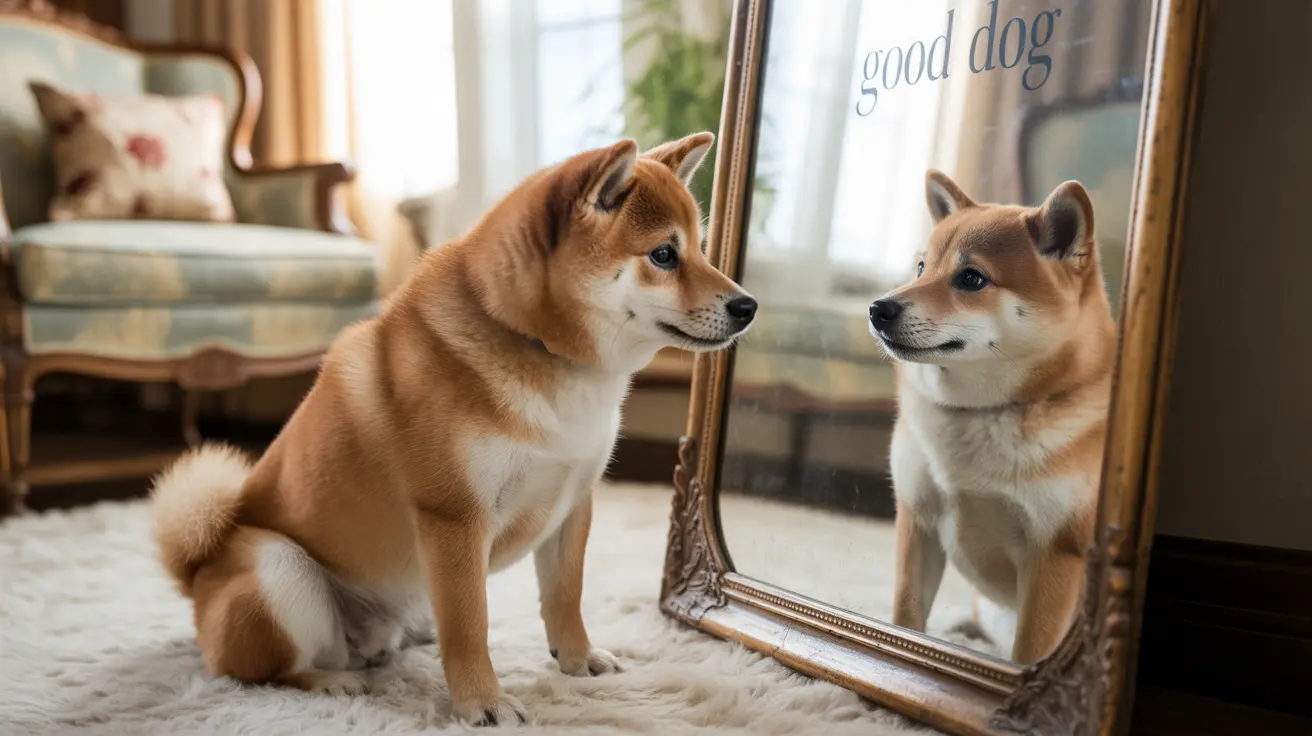 犬は鏡に映った自分を認識できる？犬の自己認識に関する科学的考察