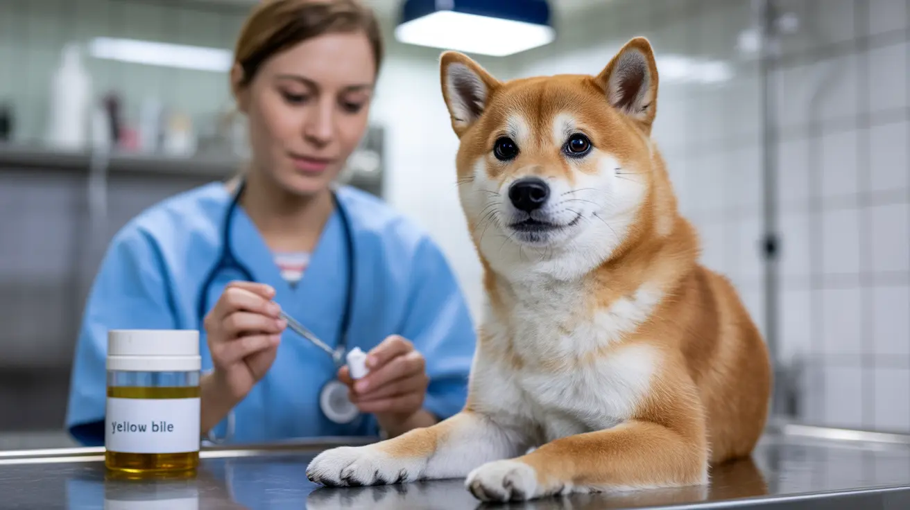 Vómito amarillo en perros: causas, cuidados y cuándo preocuparse