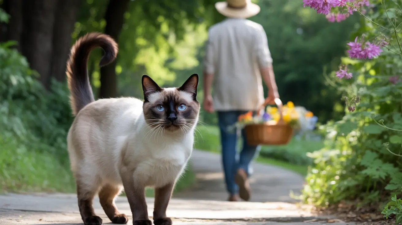 ¿Por qué los gatos siguen a extraños?