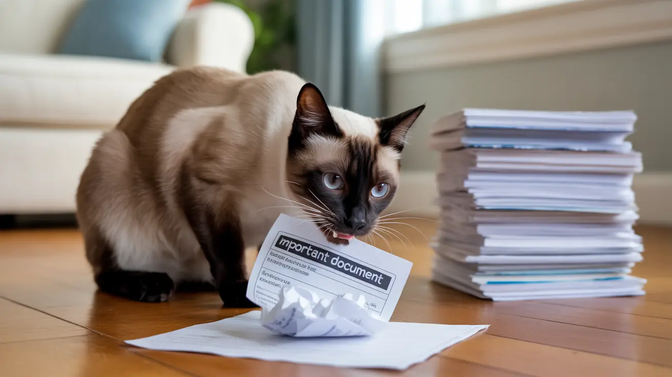 猫が紙を食べる理由は？よくある行動の背景と対応策