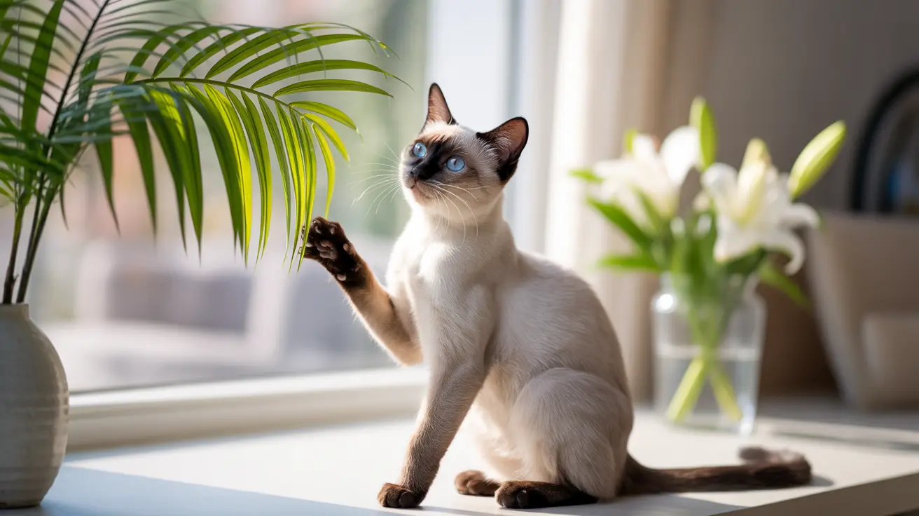 ヤシの木は猫にとって危険？ペットに優しい観葉植物の徹底ガイド